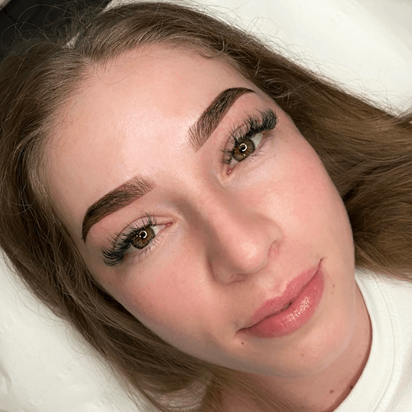 ombre brows treatment